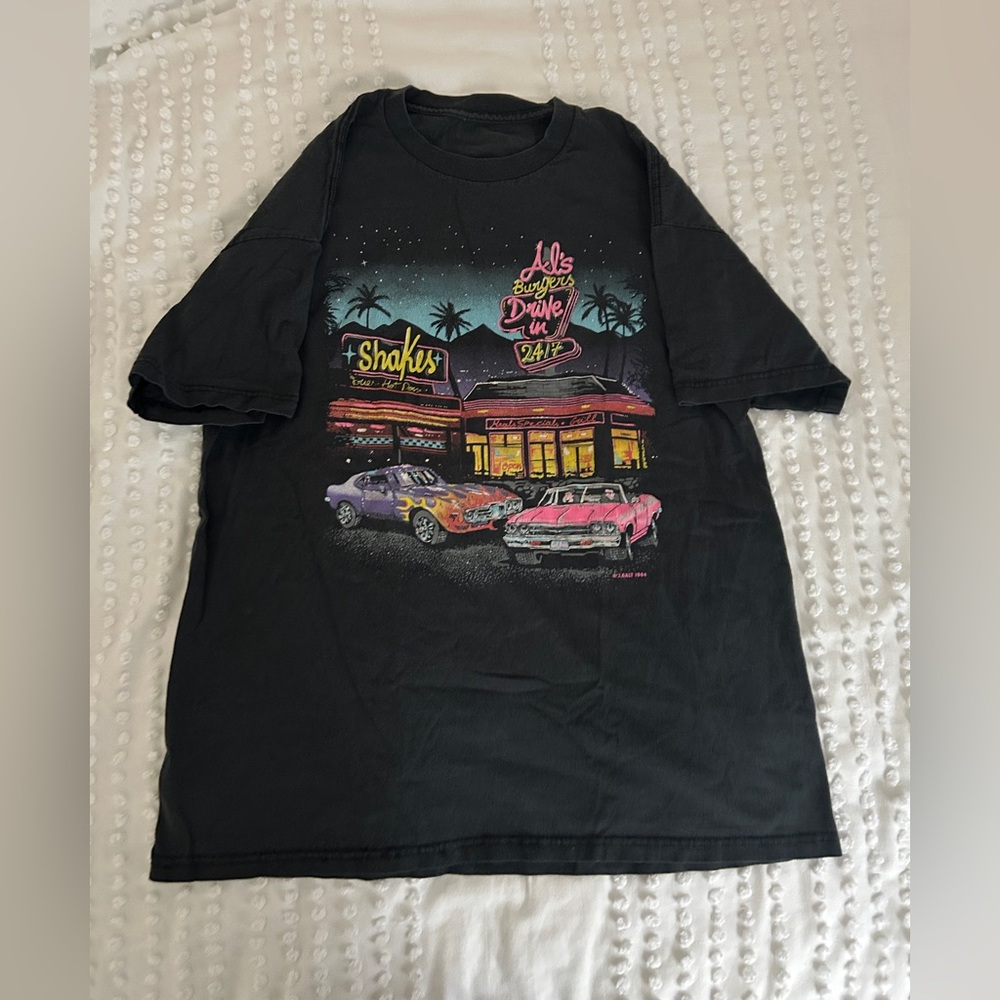 Brandy Melville/John Galt Black T-Shirt